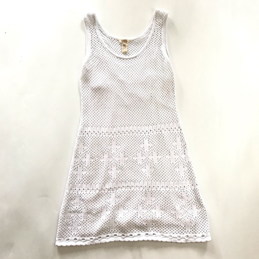 Sundance white crochet dress